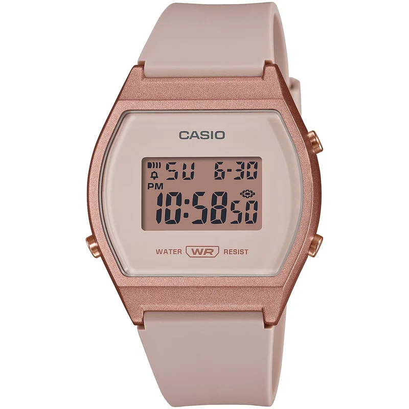 Montre Casio Femme LW-204-4A Quartz Digitale Rose