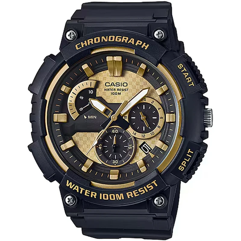 Montre Casio Homme MCW-200H-9A Quartz Analogique Noir Doré
