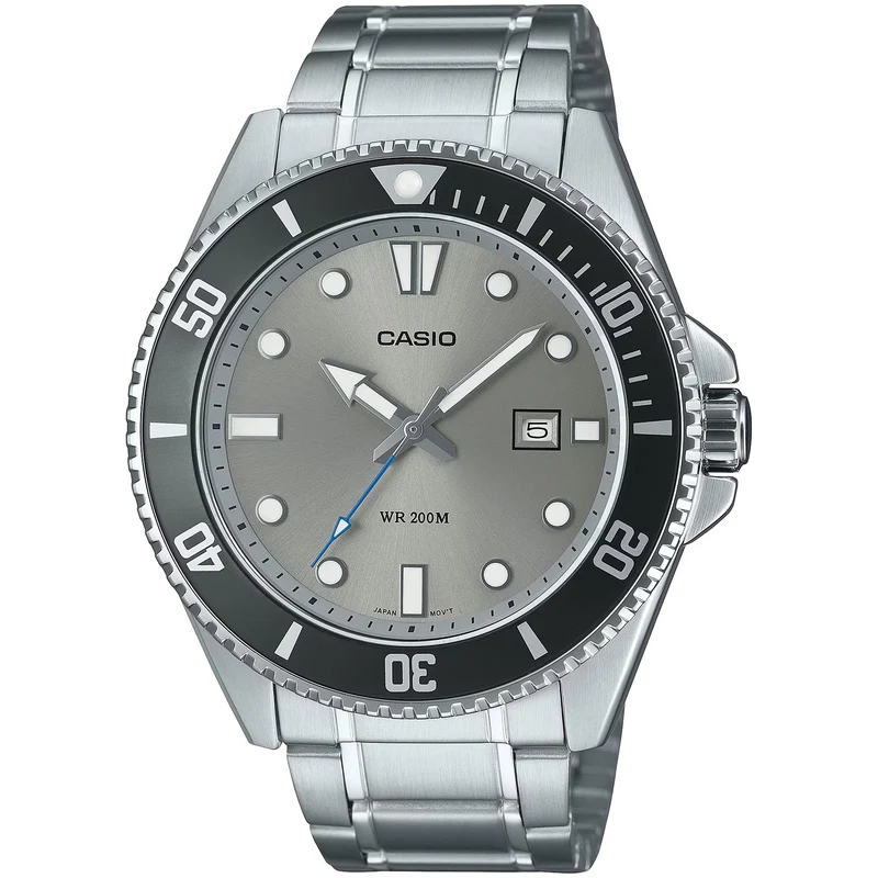 Montre Casio Homme MDV-107D-8AV Quartz Analogique Argent Gris