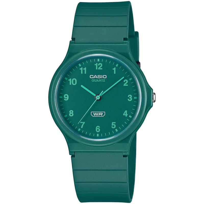 Montre Casio Mixte MQ-24B-3B Quartz Analogique Vert