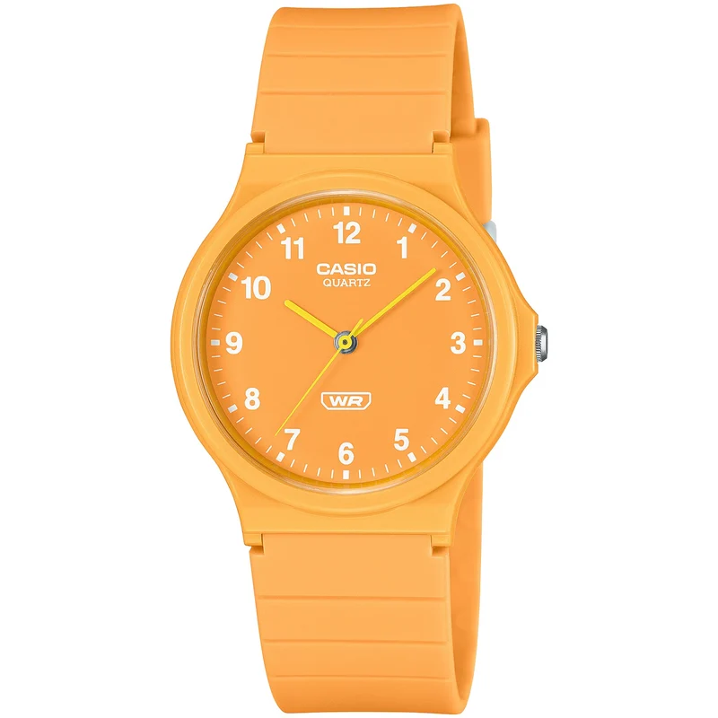 Montre Casio Mixte MQ-24B-9B Quartz Analogique Orange