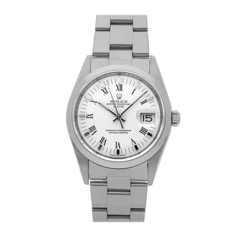 ROLEX Oyster Perpetual Date 15200 REF 15200 WHT ROM IX OYS