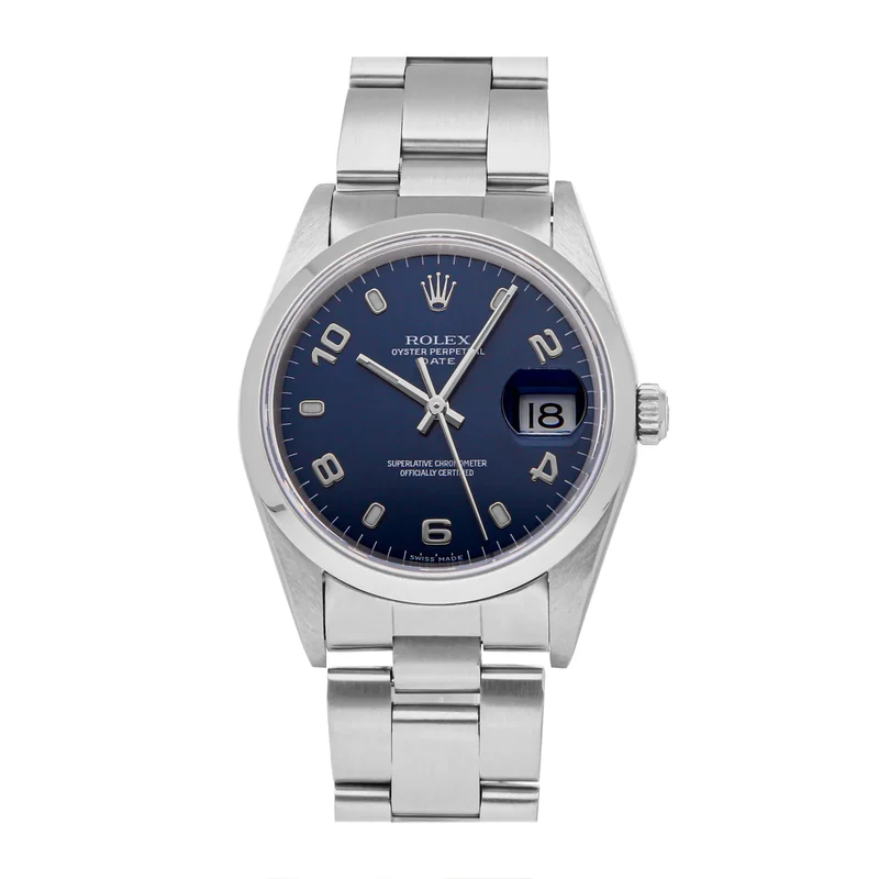 ROLEX Oyster Perpetual Date 15200 REF 15200 BLU IX AR OYS