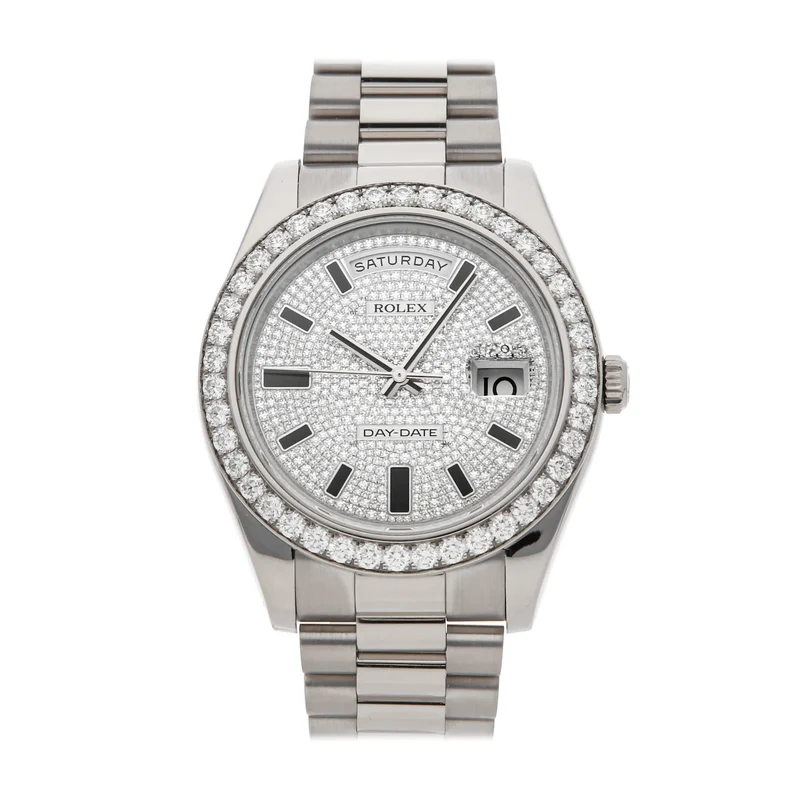 ROLEX Day-Date II 218349 REF 218349 PV BLK EN PR