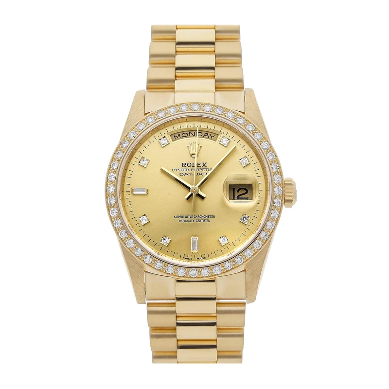 ROLEX Day-Date 18348 REF 18348 CHP SM RD BG PRS