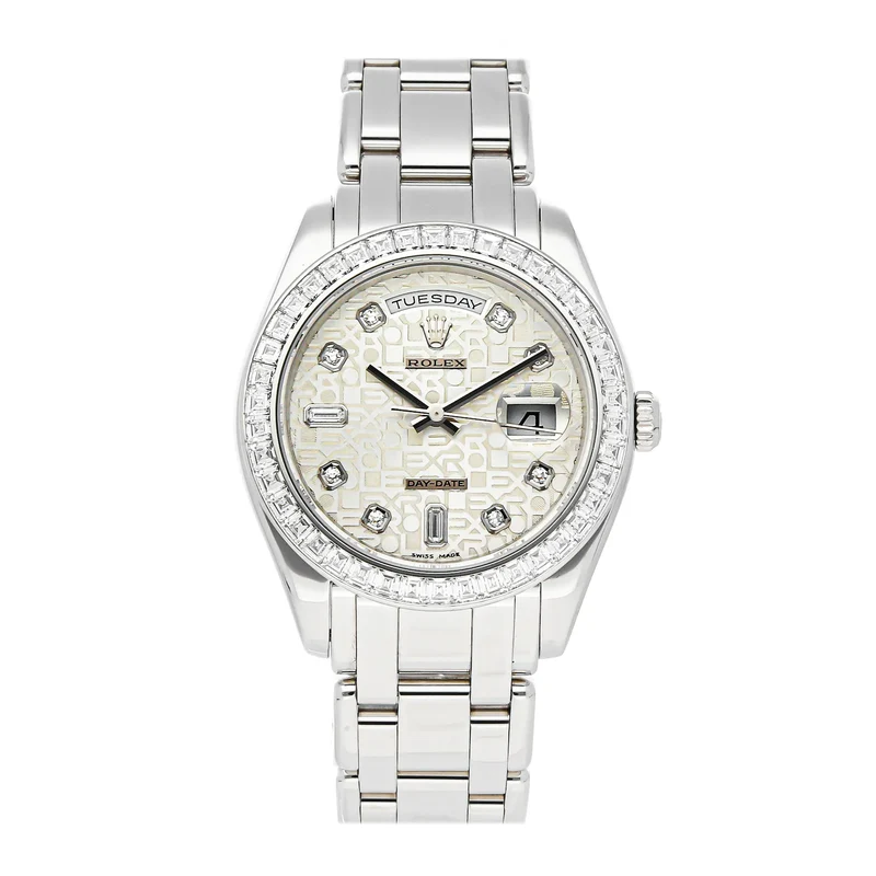 ROLEX Day-Date Masterpiece 18956BR REF 18956BR SLV JUB PR