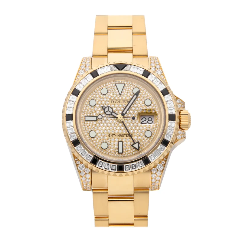 ROLEX GMT-Master II 116758SANR REF 116758SANR PAVE OYS