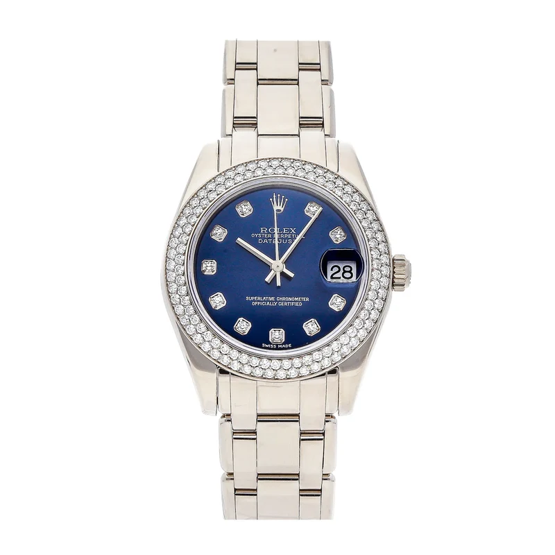 Pearlmaster Datejust 81339 REF 81339 BLU DIA PRL
