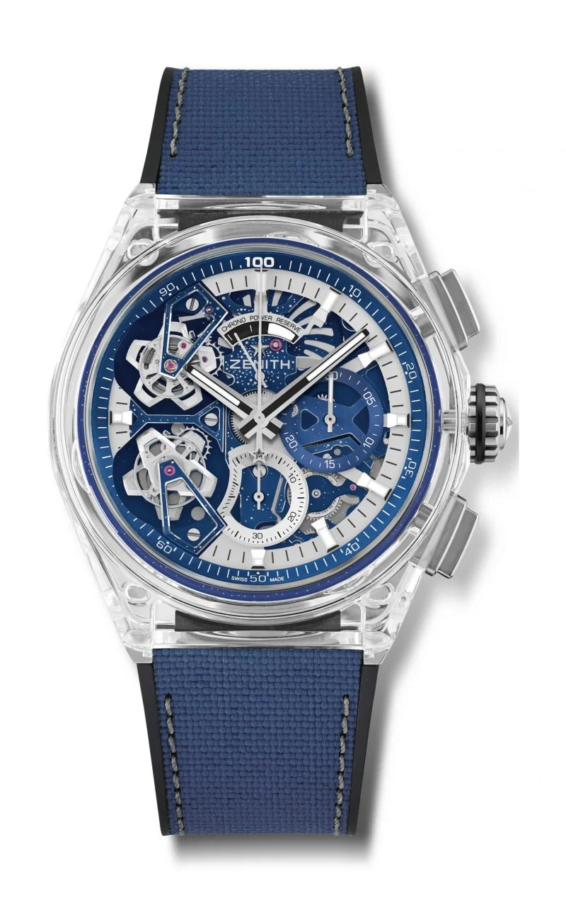 Zenith Defy 21 Double Tourbillon Sapphire Limited edition of 10 pieces
