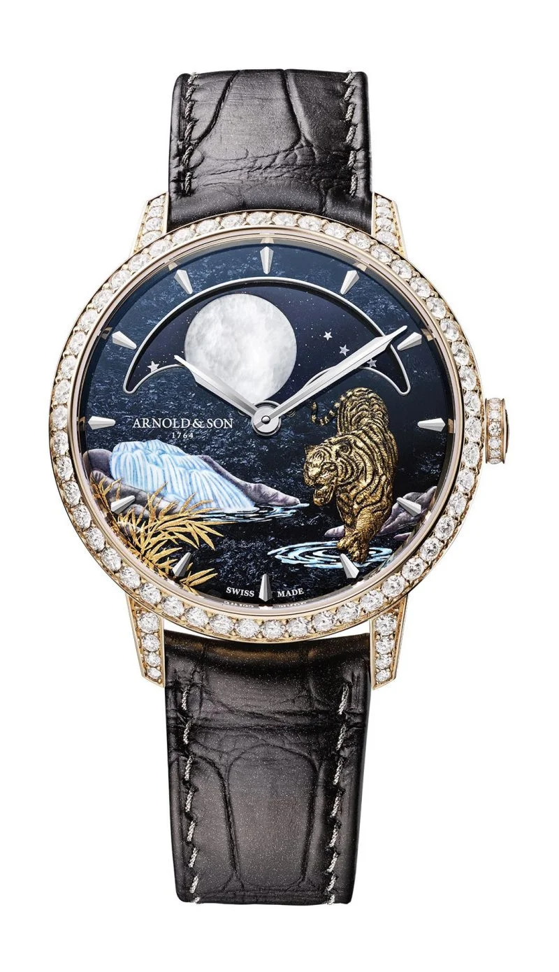 Arnold & Son Perpetual Moon 38 “Year of the Tiger” Limited edition of 8 pieces