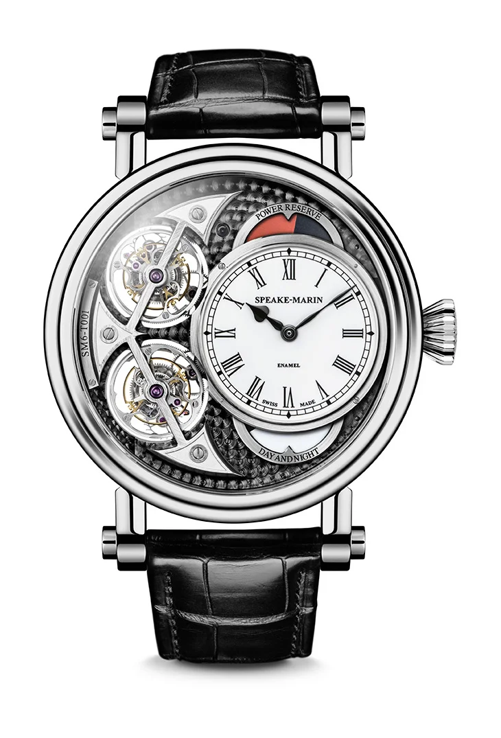 Speake-Marin Black Magister Vertical Double Tourbillon Limited edition