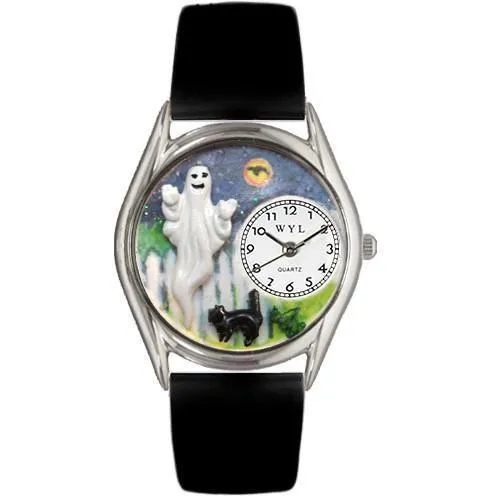 Halloween Ghost Watch Small Silver Style