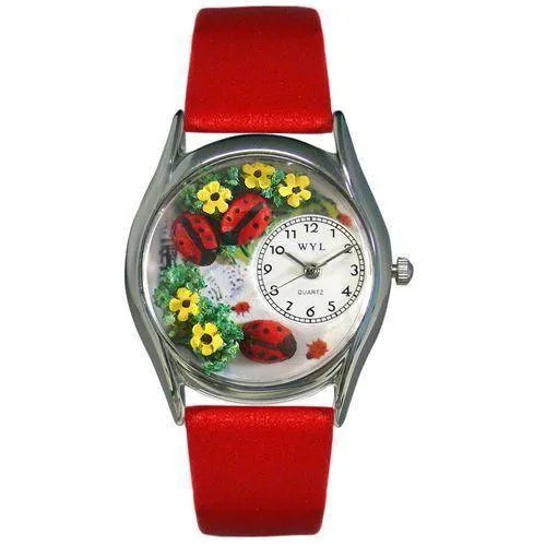 Ladybugs Watch Small Silver Style