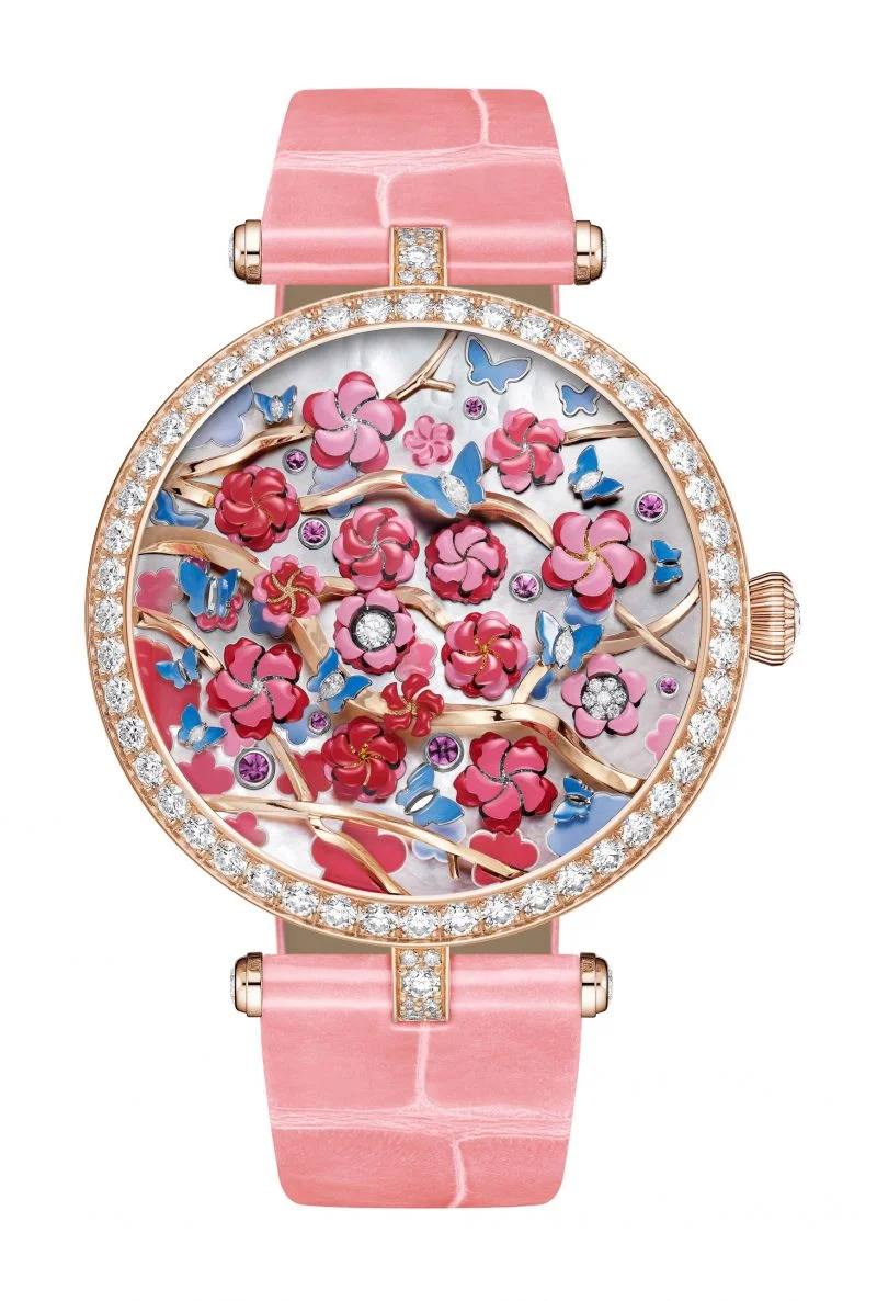 Van Cleef & Arpels Lady Arpels Heures Florales Cerisier Watch Limited edition