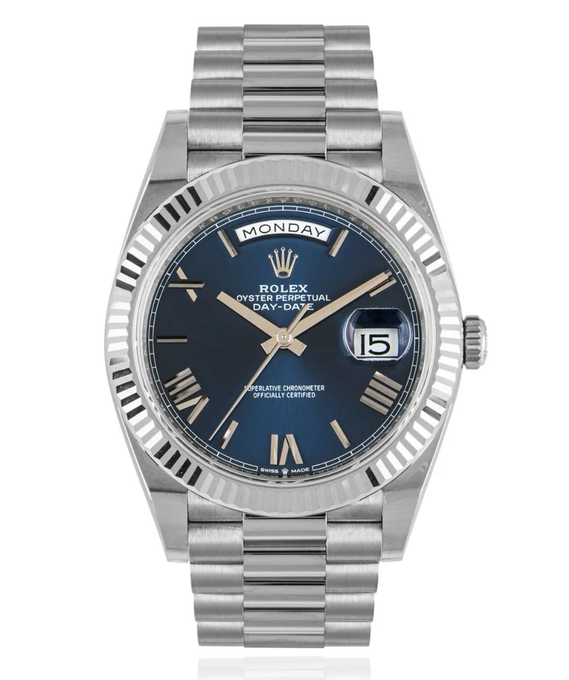 ROLEX DAY-DATE 40 BLUE DIAL 228239