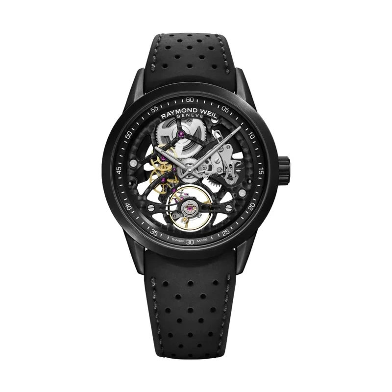 Raymond Weil Freelancer Skeleton All Black Reference 2785-BKR-20000