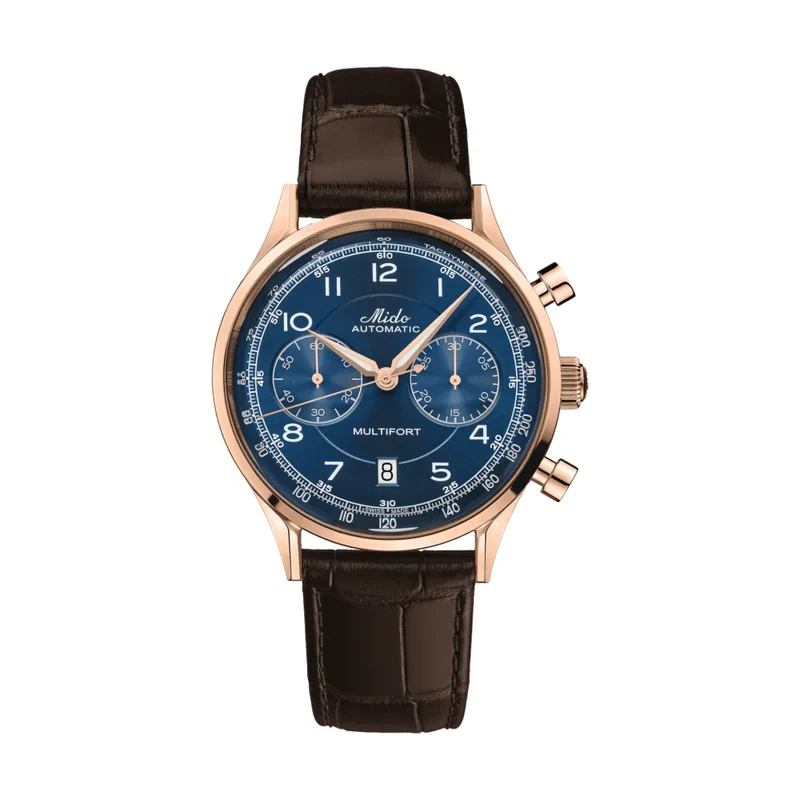 MIDO Multifort Patrimony Chronograph Blue Reference M0404273604200