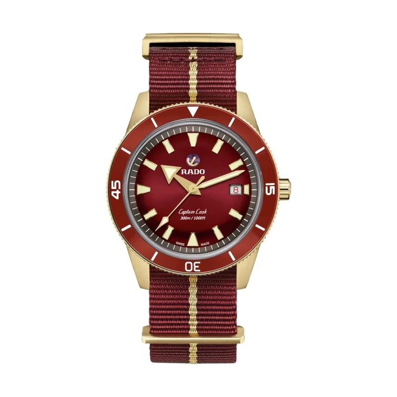 Rado Captain Cook Automatic Bronze 42mm Red Dial Reference R32504407