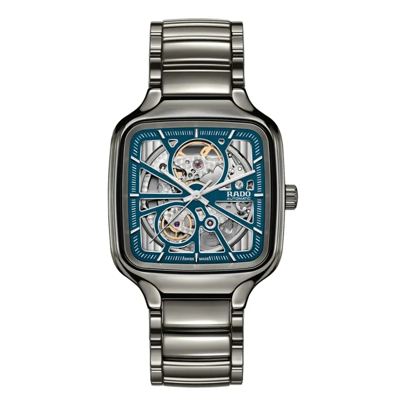 Rado True Square Automatic Open Heart Blue Accents Reference R27083202