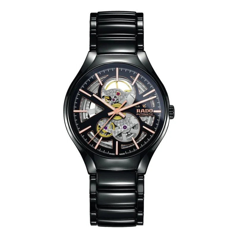 ado True Automatic Open Heart Black PVD Case Reference R27100162