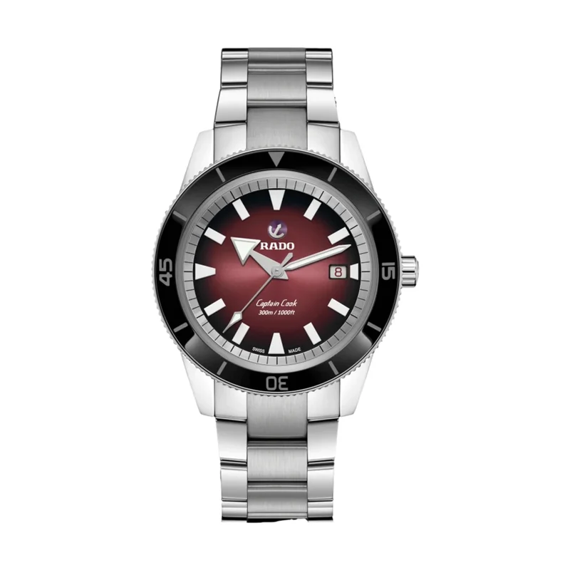 Rado Captain Cook Automatic Red Gradient Dial Reference R32105353