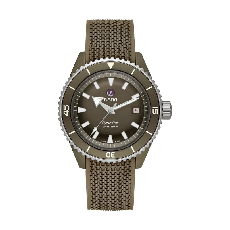 Rado Captain Cook High-Tech Ceramic Diver Olive Reference R32130318