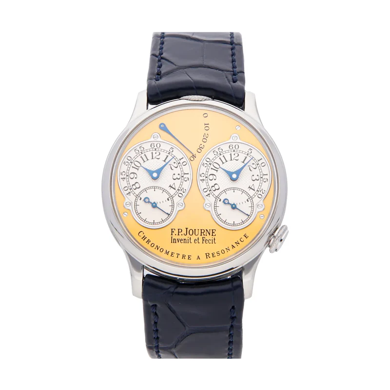 F.P. JOURNE Chronometre a Resonance Brass Movement REF B-RN PT 38 A GO