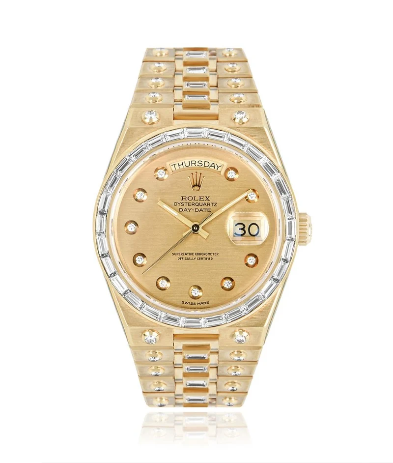 ROLEX DAY-DATE MASTERPIECE PEARLMASTER DIAMOND SET 18948