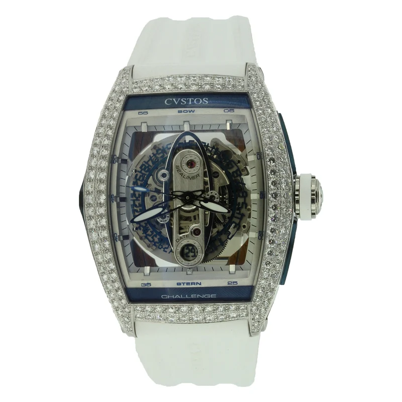 CVSTOS Sea-Liner Stainless Steel & Diamond Model Ref : CV12055CHSELAC01000000