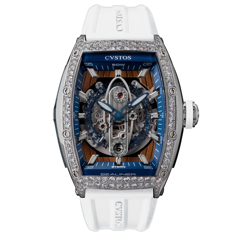 CVSTOS Challenge 'GT' Sea-Liner Stainless Steel & Diamond Model Ref : CV13055CHGTSELAC100002