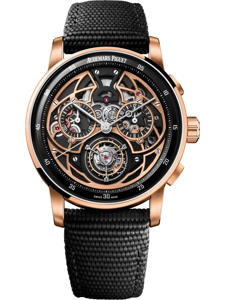 CODE 11.59 BY AUDEMARS PIGUET SELFWINDING FLYING TOURBILLON CHRONOGRAPH LIMITED EDITION OF 50 Ref. 26399NR.OO.D002KB.01