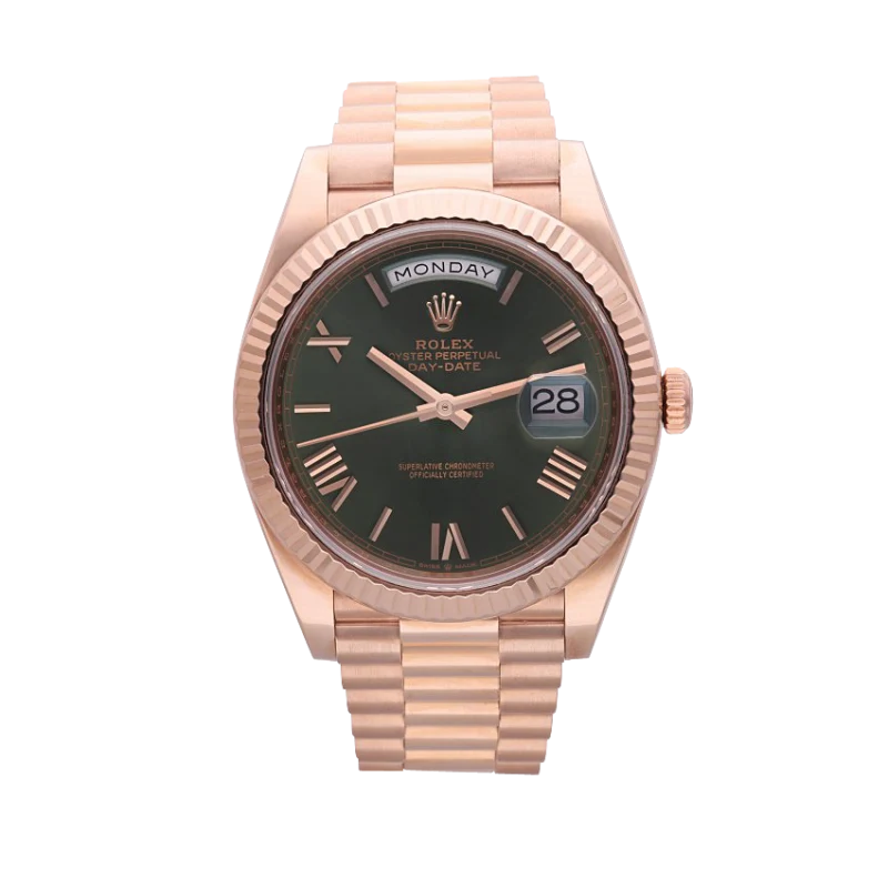 Rolex Day-Date Reference 228235, an automatic rose gold wristwatch, Circa 2016
