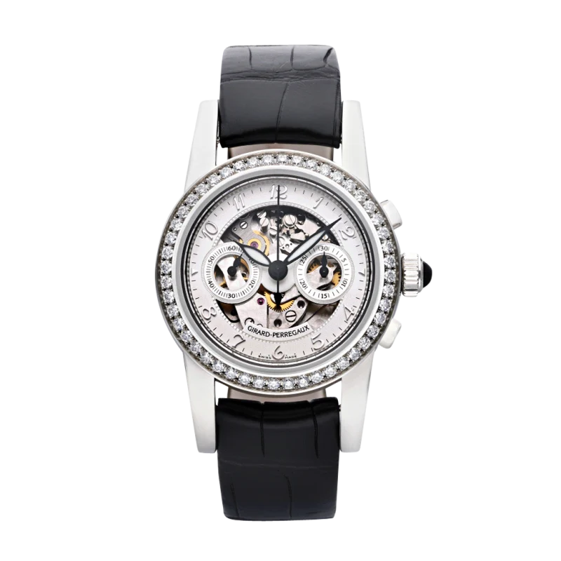 Girard-Perregaux Small chronograph Reference 80440.D11.AB11.BKBA, a stainless steel automatic wristwatch with chronograph, Circa 2010's