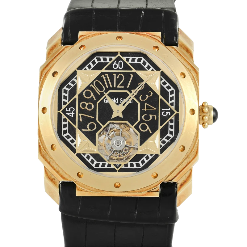 Gérald Genta Octo Reference OTR.Y.20.945.CN.BD, a yellow gold automatic wristwatch with tourbillon
