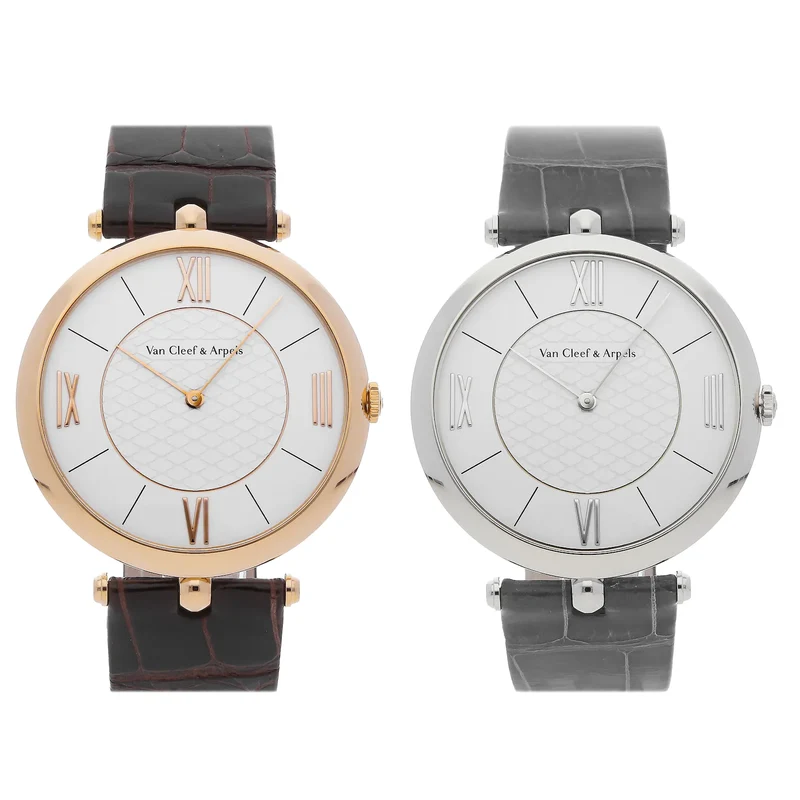 VAN CLEEF & ARPELS Pierre Arpels Two Piece Set REF PIERRE ARPELS RG/WG SET
