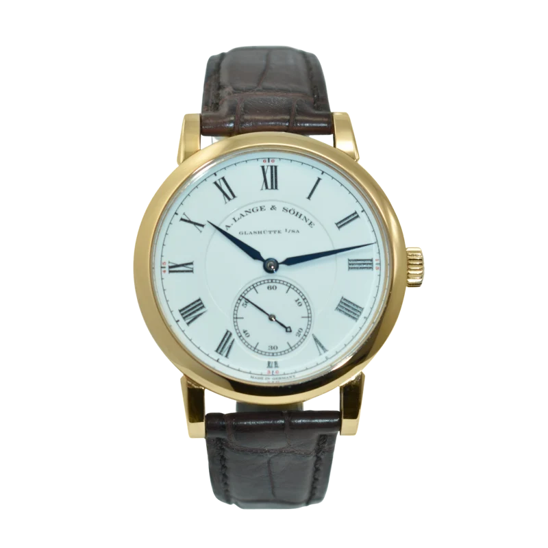 A. Lange & Söhne Lange Richard Lange Pour Le Merit Enamel Dial Reference 260.032, a rose gold manual wristwatch, Circa 2015