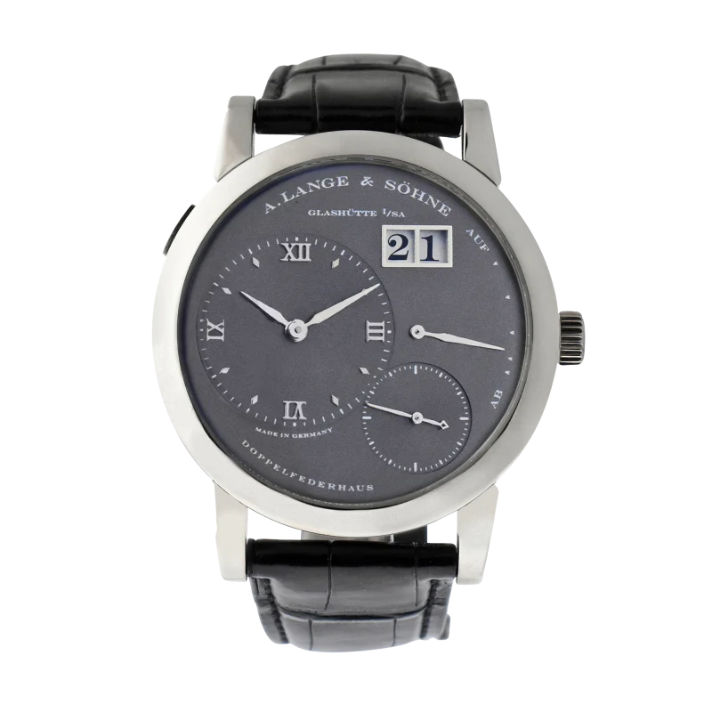 A. Lange & Söhne Lange 1 Reference 101.030F, a white gold manual wristwatch with date, Circa 2015