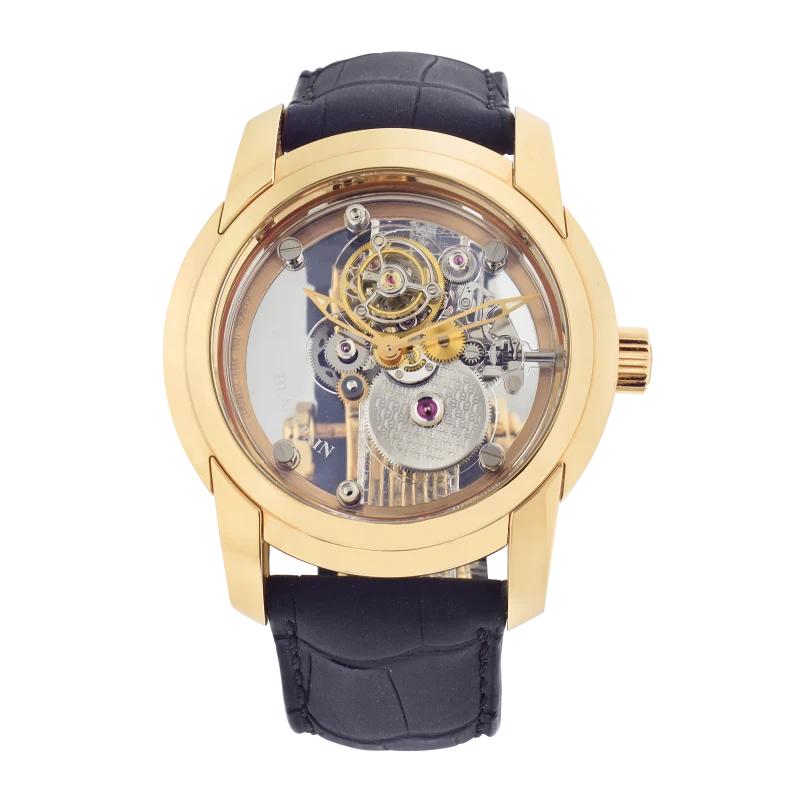 Blancpain L-Evolution Flying Carousel Reference 0222-3600-53B, a rose gold manual wristwatch with tourbillion, Circa 2012