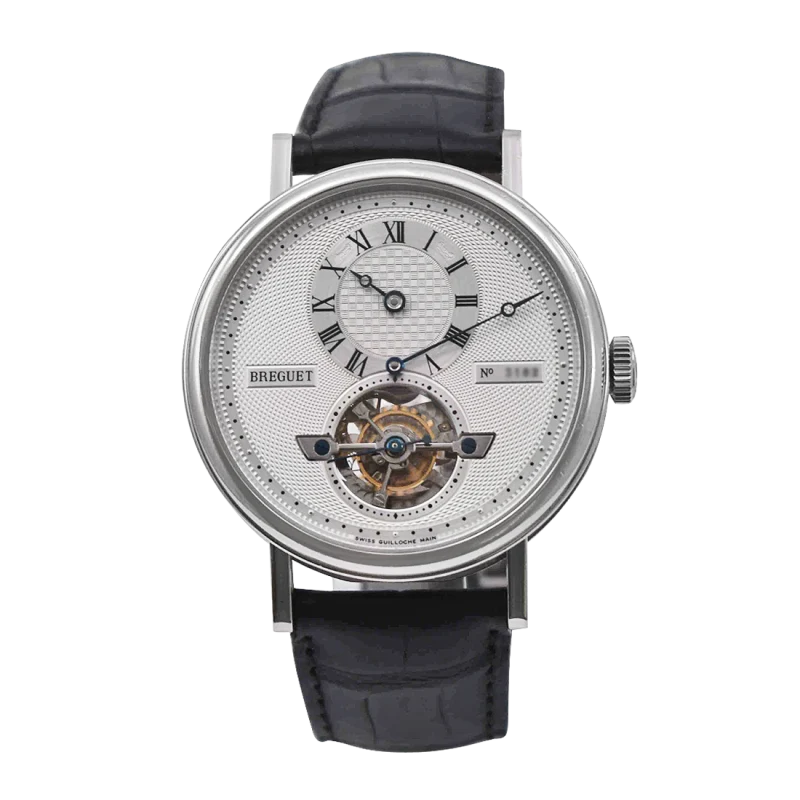 Breguet Classique Reference 5307PT129V6, a platinum automatic wristwatch with tourbillon, Circa 2007