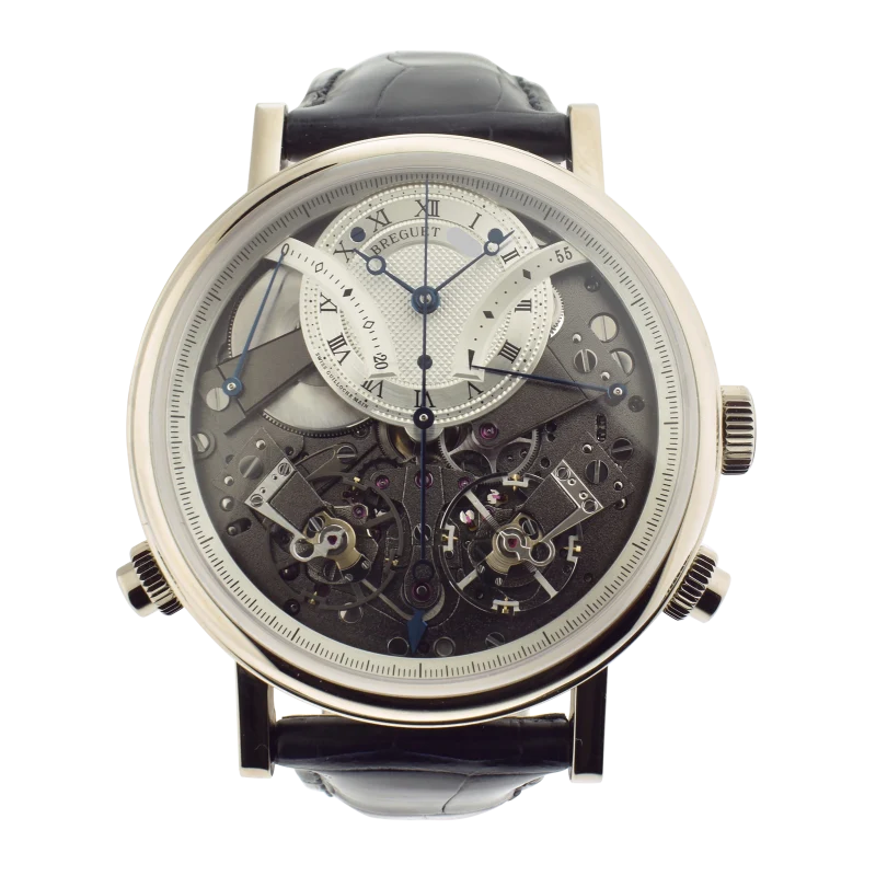 Breguet Tradition Independent Reference 7077BB, a white gold manual wristwatch, Circa 2016