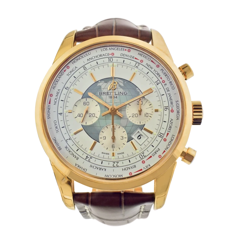 Breitling Transocean Reference RB0510/A733CS, a rose gold automatic wristwatch with date and chronograph, Circa 2019