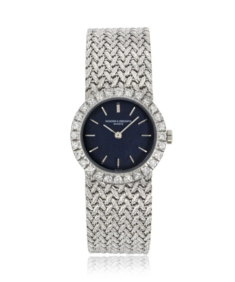 VACHERON CONSTANTIN COCKTAIL DRESS WATCH WHITE GOLD DIAMOND SET 7646
