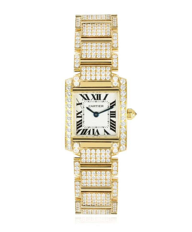 CARTIER TANK FRANCAISE DIAMOND SET 2364