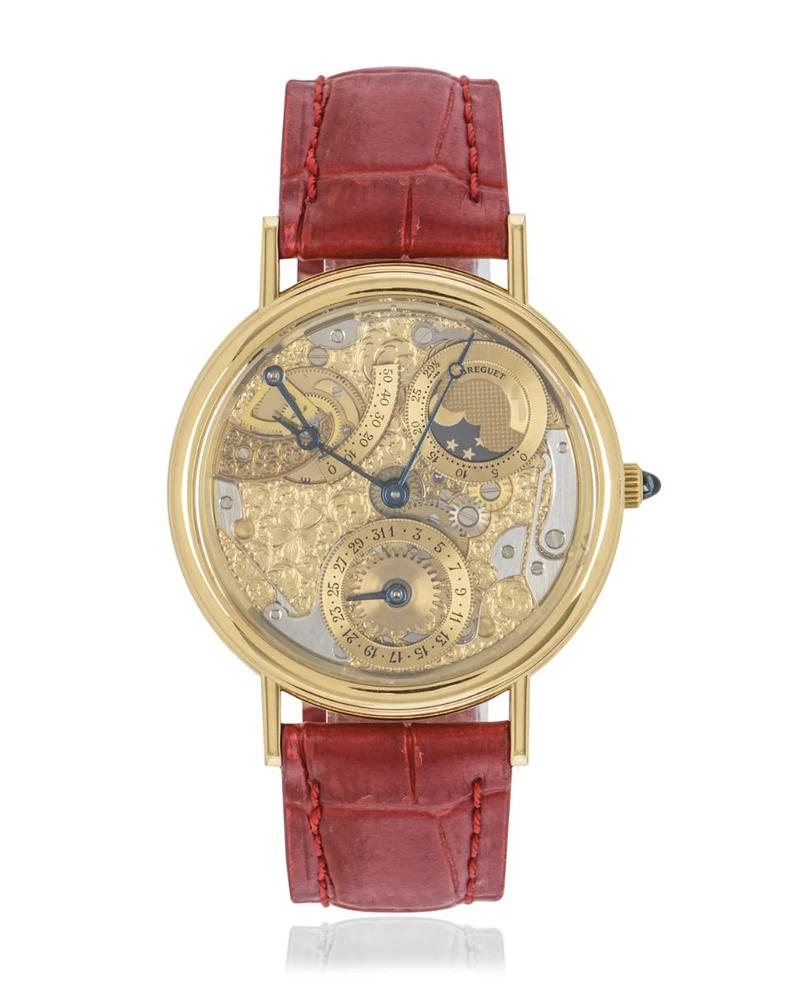 BREGUET RARE CLASSIQUE SKELETON DIAL OPENWORK YELLOW GOLD 3135