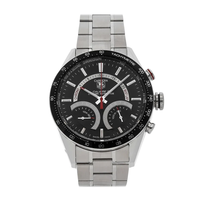 TAG HEUER Carrera Calibre S Laptimer REF CV7A10.BA0795