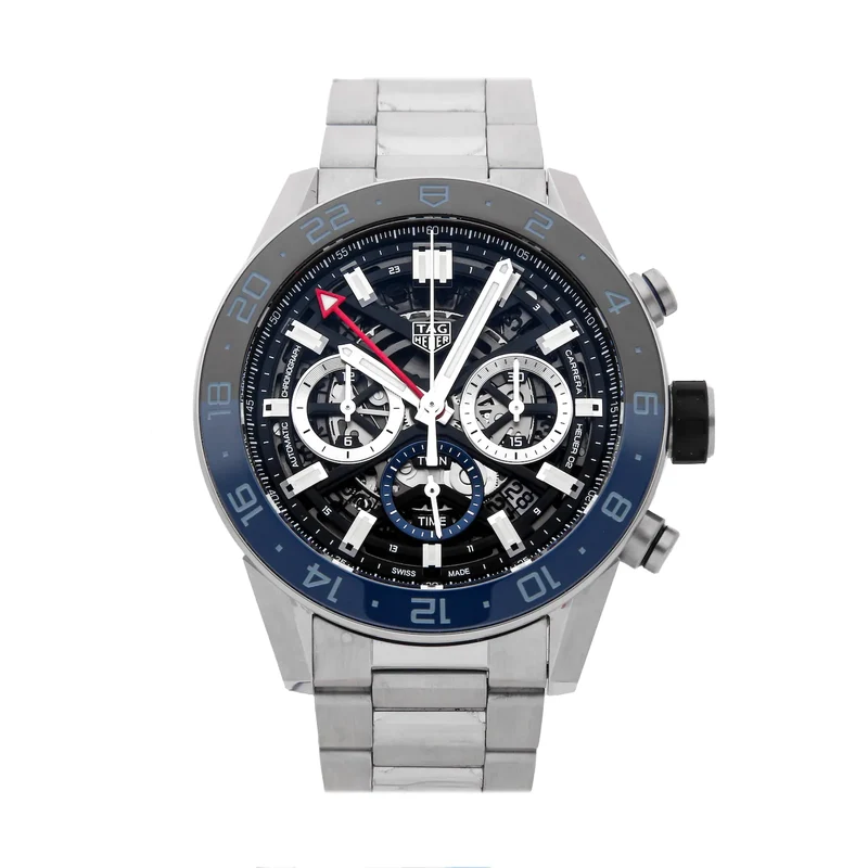 TAG HEUER Carrera GMT Chronograph REF CBG2A1Z.BA0658