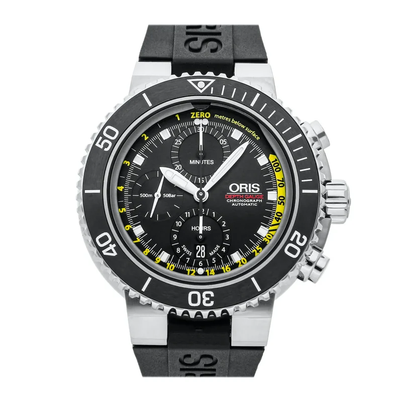 ORIS Aquis Depth Gauge Chronograph REF 01 774 7708 4154-SET RS