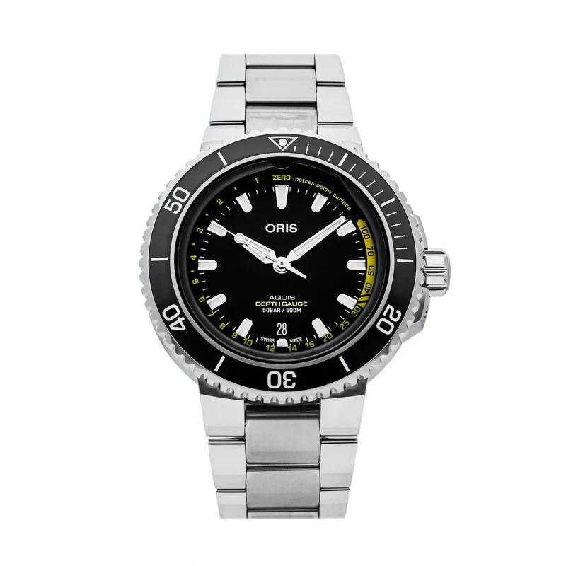 ORIS Aquis Depth Gauge REF 01 733 7755 4154-SET MB