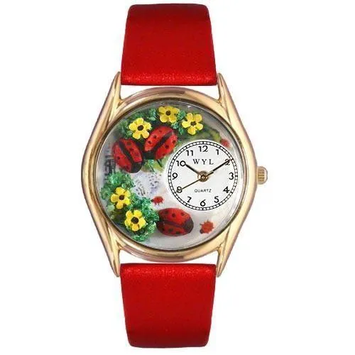 Ladybugs Watch Small Gold Style