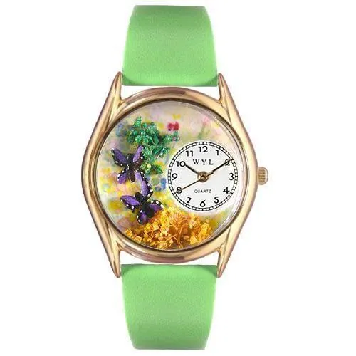 Butterflies Watch Small Gold Style